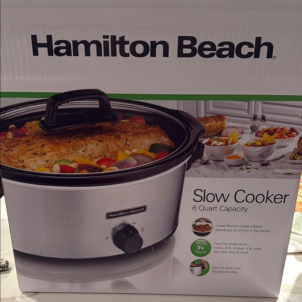 Hamilton Beach Slow Cooker - Silver